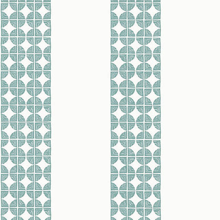 AT23129 FAIRMONT STRIPE Teal Anna French Wallpaper