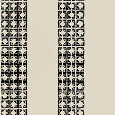 AT23131 FAIRMONT STRIPE Black Anna French Wallpaper