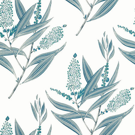 AT23135 WINTER BUD Blue Anna French Wallpaper