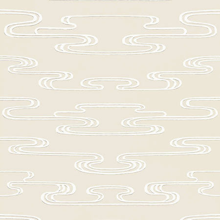 AT23151 CLOUDWATER Beige Anna French Wallpaper