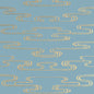 AT23156 CLOUDWATER Metallic Gold On Mineral Anna French Wallpaper