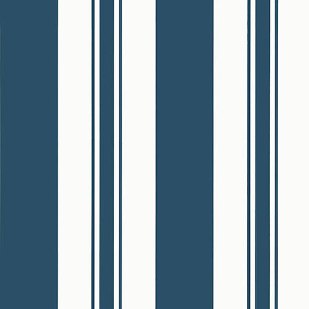 AT23173 KESWICK STRIPE Navy Anna French Wallpaper