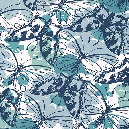 AT23175 PAXTON Blue Anna French Wallpaper