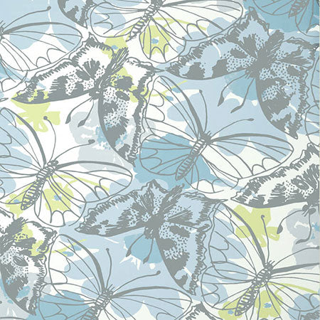 AT23177 PAXTON Soft Blue Anna French Wallpaper