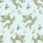 AT23180 DRAGON DANCE Spa Blue Anna French Wallpaper