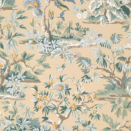 AT24561 ELWOOD Soft Gold Anna French Wallpaper