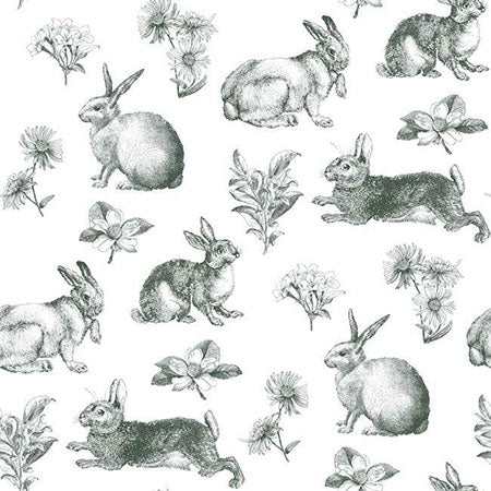 AT4263 Bunny Toile York Wallpaper