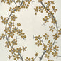 AT6157 ST. ALBANS GROVE Metallic Gold On Pearl Anna French Wallpaper