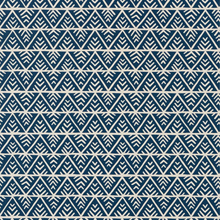 AT78704 JULES Navy On Flax Anna French Wallpaper