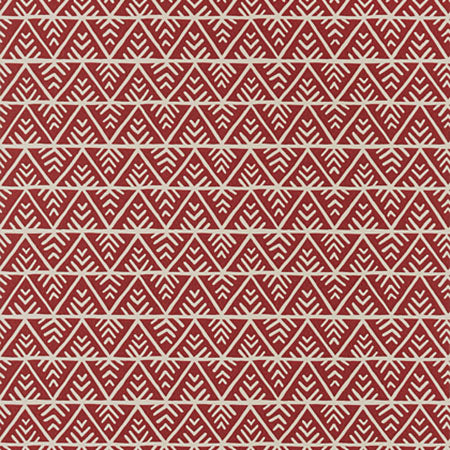 AT78706 JULES Red On Flax Anna French Wallpaper