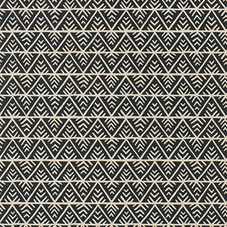 AT78707 JULES Black On Flax Anna French Wallpaper