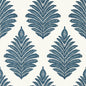 AT78725 PALAMPORE LEAF Blue And White Anna French Wallpaper