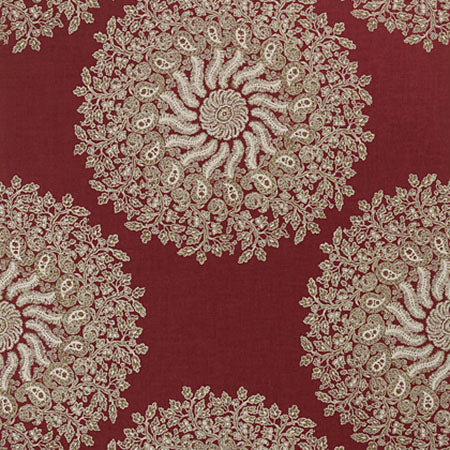 AT78728 LA PROVENCE Red Anna French Wallpaper