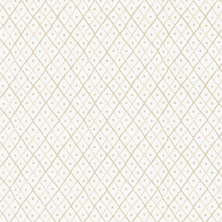 AT78752 MINI TRELLIS Beige Anna French Wallpaper