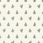 AT78757 JOUY Eggplant And Green Anna French Wallpaper