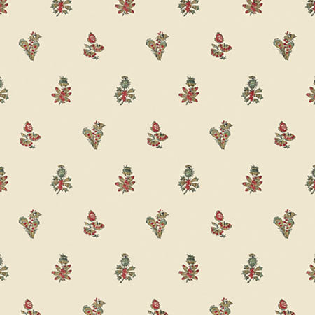 AT78760 JOUY Red And Gold Anna French Wallpaper