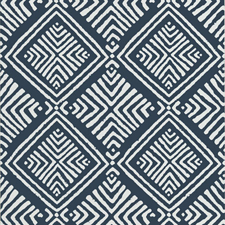 AT78775 DONAVIN DIAMOND Navy Anna French Wallpaper