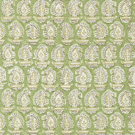 AT78784 GADA PAISLEY Green Anna French Wallpaper