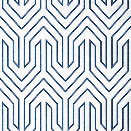 AT9614 COLBURN CHEVRON Navy Anna French Wallpaper