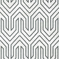 AT9615 COLBURN CHEVRON Black Anna French Wallpaper