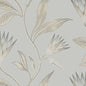 AT9619 CLEO VINE Spa Blue And Grey Anna French Wallpaper