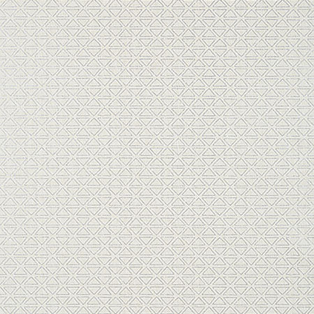 AT9692 PYRAMID Metallic Silver On Flax Anna French Wallpaper