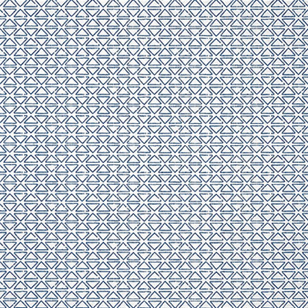 AT9693 PYRAMID Navy On White Anna French Wallpaper