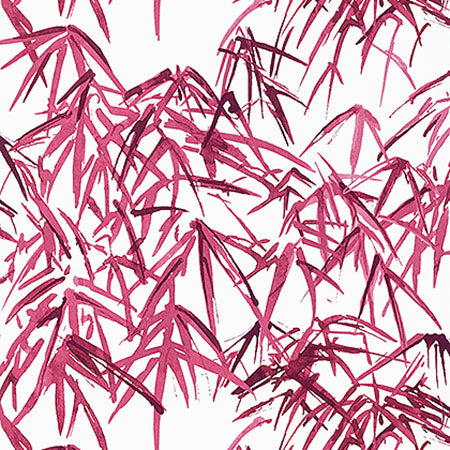 AT9872 KYOTO LEAVES Fuchsia Anna French Wallpaper