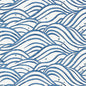 AT9873 WAVES Blue Anna French Wallpaper