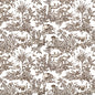 ATWW15169 ANTILLES TOILE Brown Anna French Wallpaper