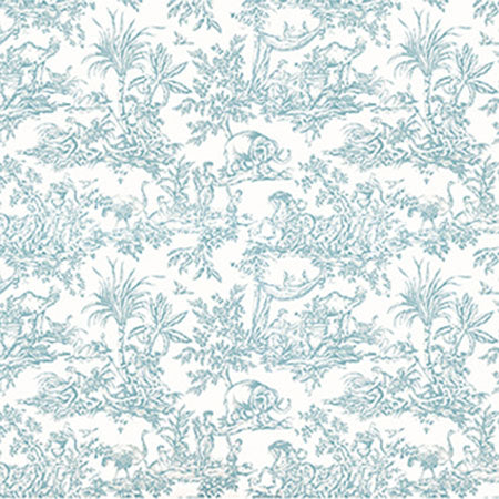 ATWW15170 ANTILLES TOILE Spa Blue Anna French Wallpaper