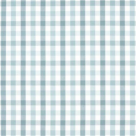 AW15150 SAYBROOK CHECK Spa Blue Anna French Fabric