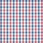 AW15153 SAYBROOK CHECK Blue and Red Anna French Fabric