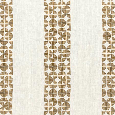 AW23127 FAIRMONT STRIPE EMBROIDERY Bronze Anna French Fabric