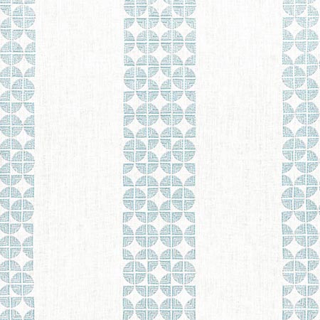 AW23128 FAIRMONT STRIPE EMBROIDERY Soft Blue Anna French Fabric