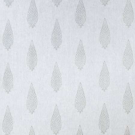 AW73006 MANOR EMBROIDERY Grey on Off White Anna French Fabric