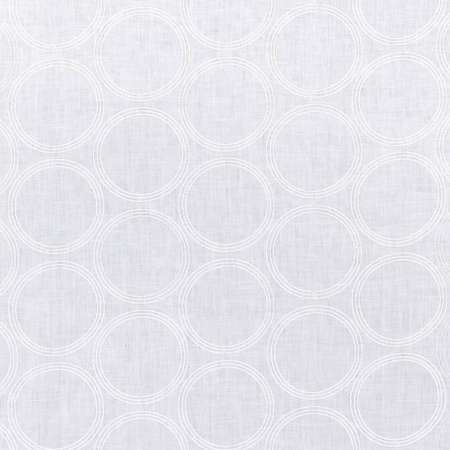 AW9120 MARBELLA CIRCLE EMBROIDERY White Anna French Fabric