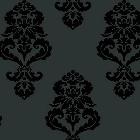BL0397 Graphic Damask York Wallpaper