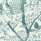 BO6632 Peacock Block Print York Wallpaper