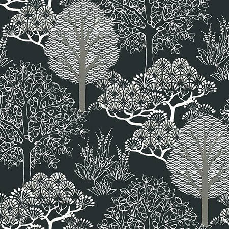 BW3852 Kimono Trees York Wallpaper