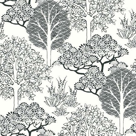 BW3853 Kimono Trees York Wallpaper
