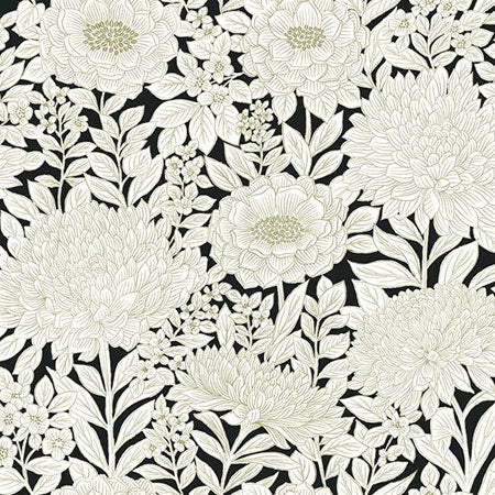 BW3923 Wood Block Blooms York Wallpaper