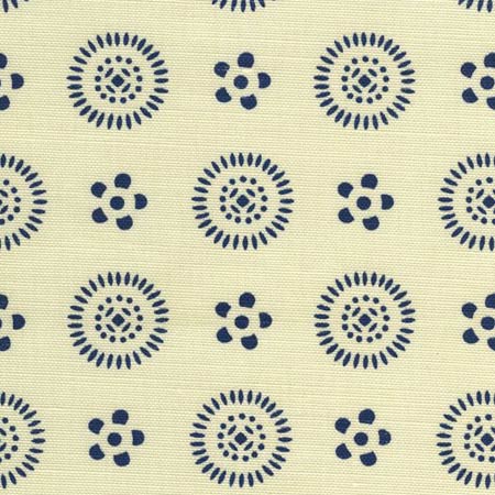 2210LC-07 CECIL Navy on Tint Quadrille Fabric