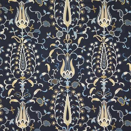 CHANCE TO CREATE Navy Carole Fabric