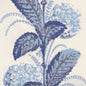 303303WP CLIMBING HYDRANGEA French Blue On Almost White Quadrille Wallpaper