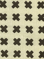 4130-16 CROSS CHECK Brown on Tint Quadrille Fabric