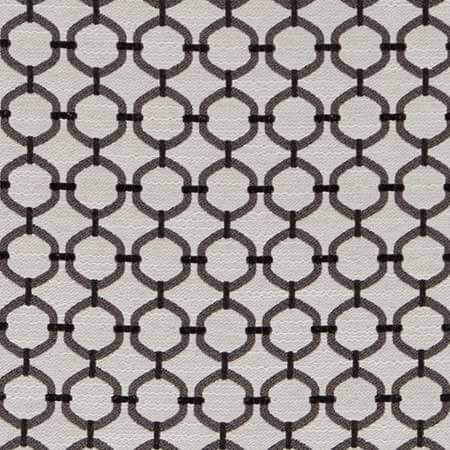 D2170 Charcoal Lattice Charlotte Fabric