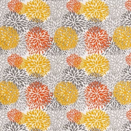 D2461 Orange Charlotte Fabric