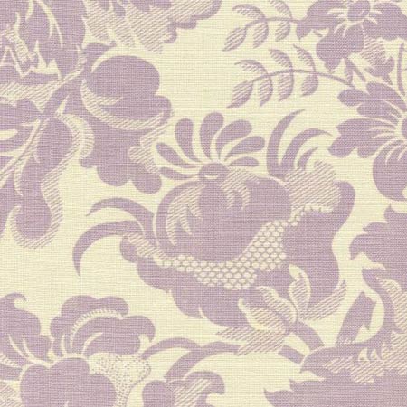 306083F DES GARDES  Soft Lavender on Tint Quadrille Fabric