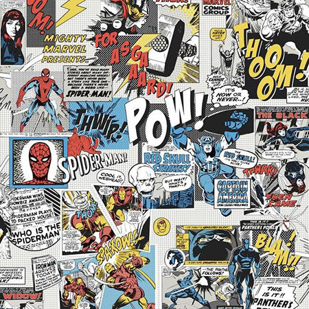 DI0944 Marvel Comic Sidewall York Wallpaper